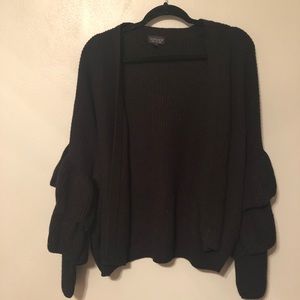 Topshop ruffle cardigan
